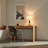 Modern White Fabric Table Lamp UL Listed