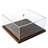 Acrylic Bread Box Wood Food Storage