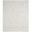 Hand Knotted Wool Area Rug in White/Cream-1391644848