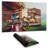 Carousel in a carnaval - 14.00"x24.25" Desk mat