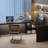 Black Rectangular Solid Wood desk-533863600-533863615