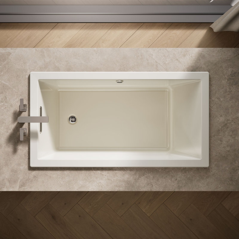 Baignoire de trempage 60 po. X 32 po., Biscuit