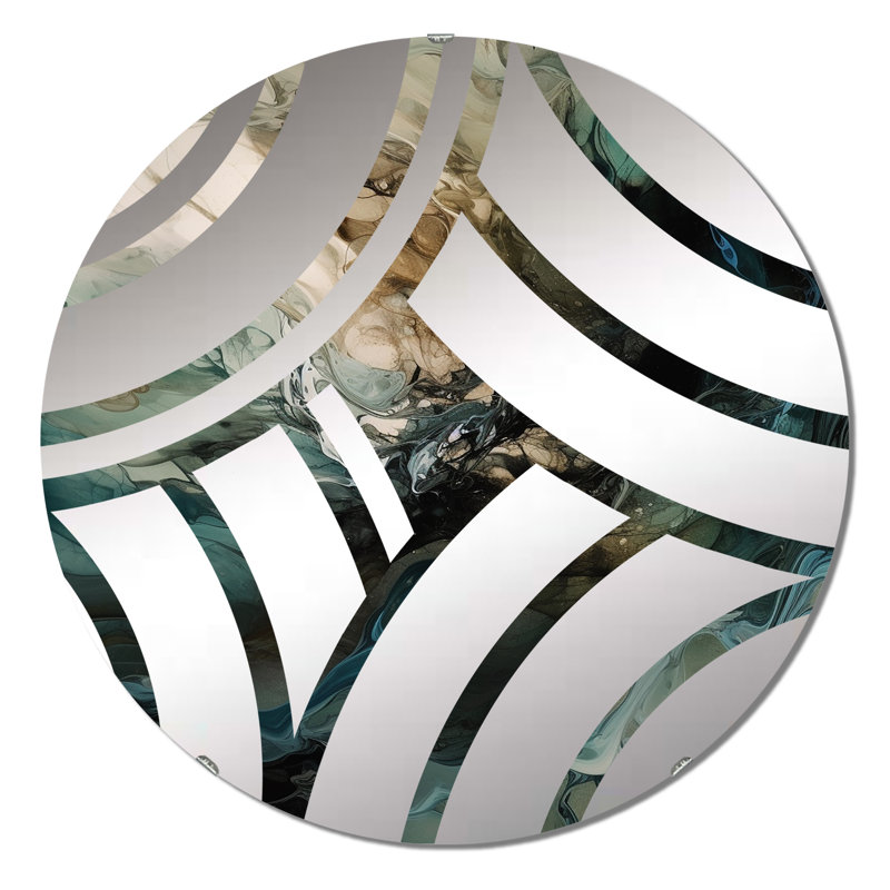 Miroir décoratif Ermey, 23,6 po x 23,6 po
