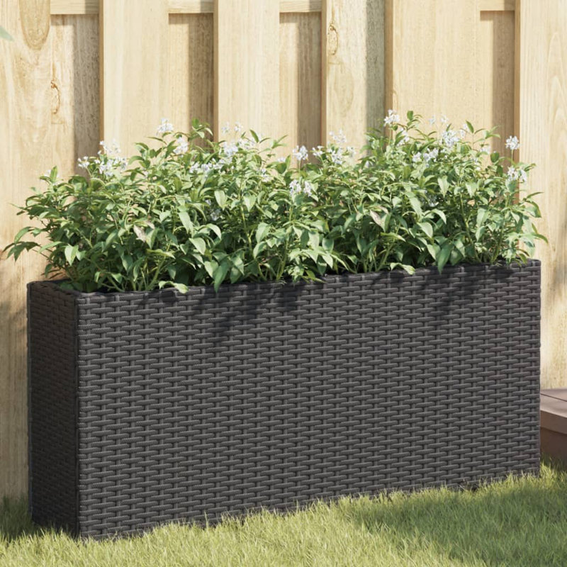 Planter Box, Black, 40cm H x 90cm W x 20cm D