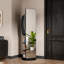 Miroir pivotant 360 ° pivotant sur 66 po x 14 po Pleine longueur avec miroir et support de rangement Portemanteaux-118088331