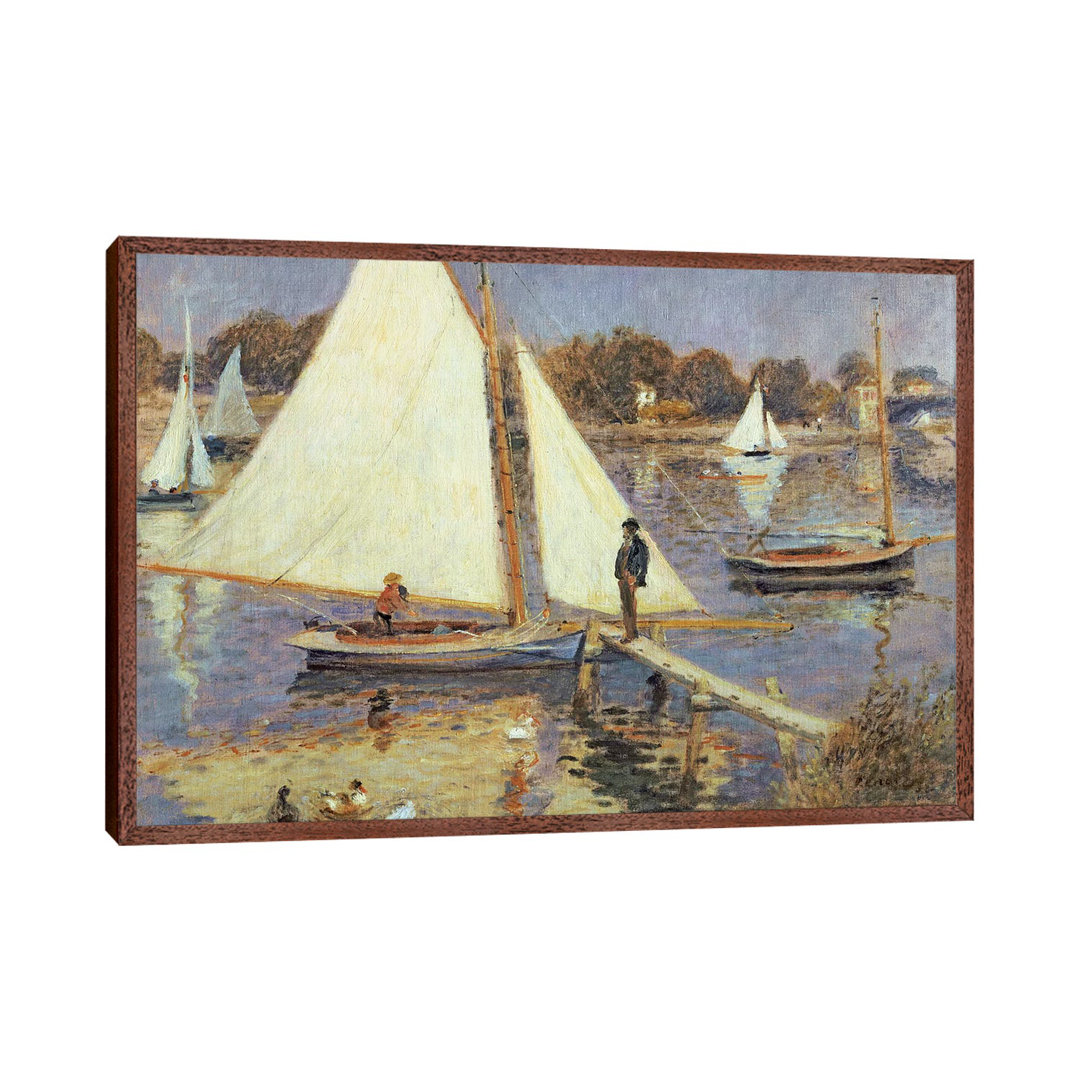 The Seine At Argenteuil, 1874 by Pierre-Auguste Renoir - Painting on Canvas