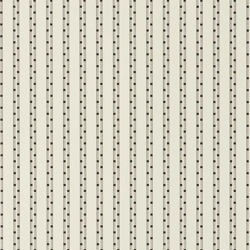 Papier peint Schumacher x David Oliver Ludo, Beige / noir