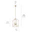 Luminaire suspendu 4 lumières 25,5 "25,5"-291267768