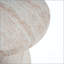 Table d'appoint en sablier Travertine MGO