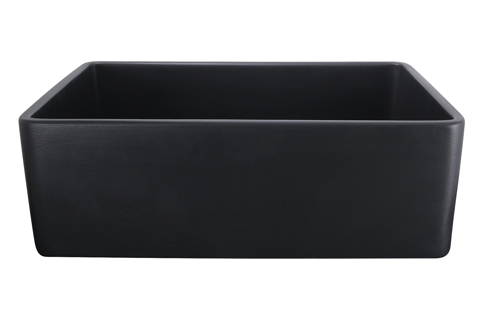 Vineyard 30" Fireclay Farmhouse Kitchen Sink, Matte Black