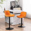 Swivel Bar Stools Modern Faux Leather Upholstered Counter Stools for Kitchen Island, Adjustable Height Stools with Footrest for Home Bar-1925932791
