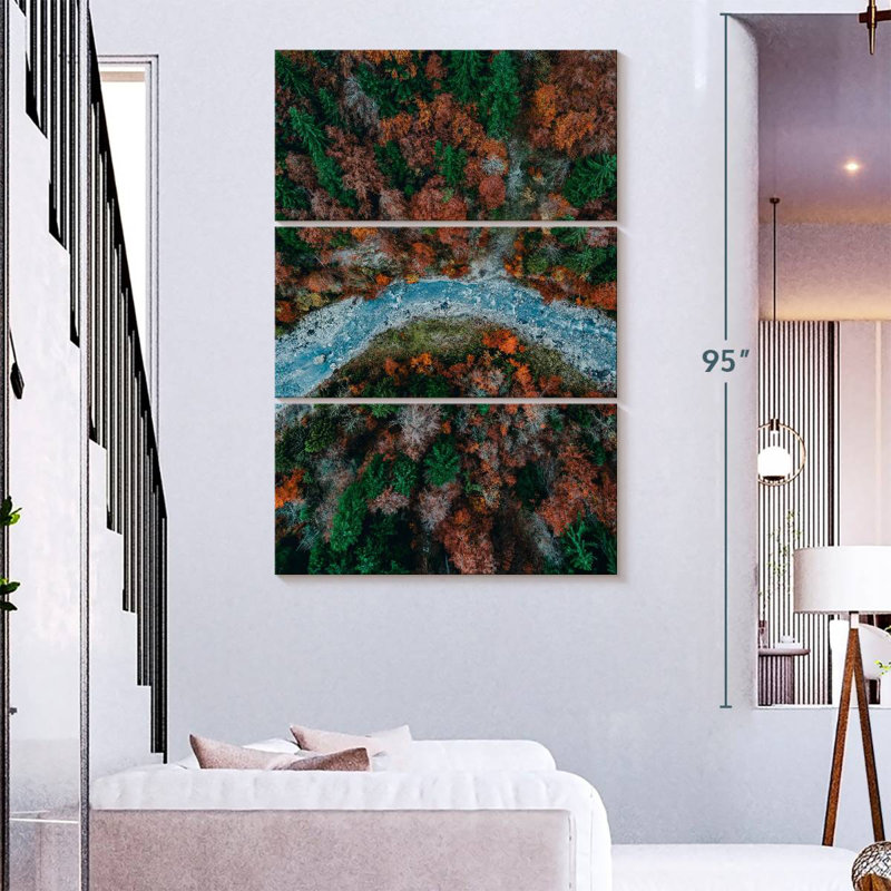 Alvord, rivière d'automne à Bern, H 23 po x l 14 po