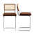 Brown Chenille/ Chrome Frame