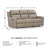 Stockley Reclining Sofa With Drop Down Table-1299387708
