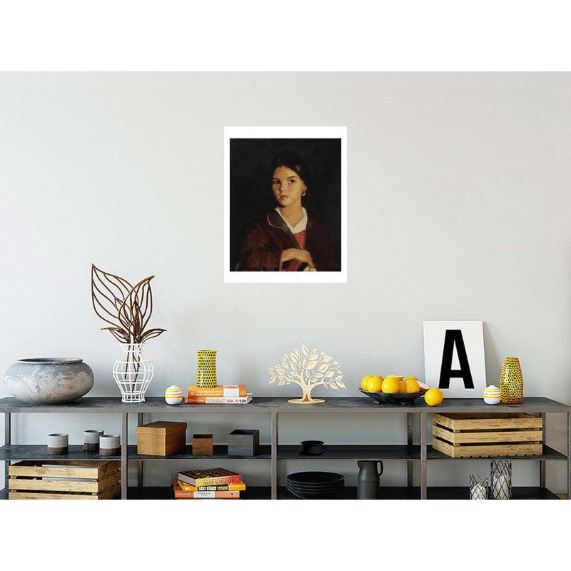 Bernadita par Robert Henri - Estampe numérique, H 28 po x l 22 po
