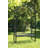 Port Clyde 121cm W x 60cm D Steel Arbour in Black