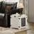 Vita Lift Top End Table,Nightstand With Rustic Lock And Storage Cabinet For Small Spaces,Side Table-1873259649