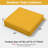24“x24”x5“ Outdoor Seat Cushions High-Resilience Foam Chair Cushion with Handle and Non-Slip Bottom-125773652-129157097