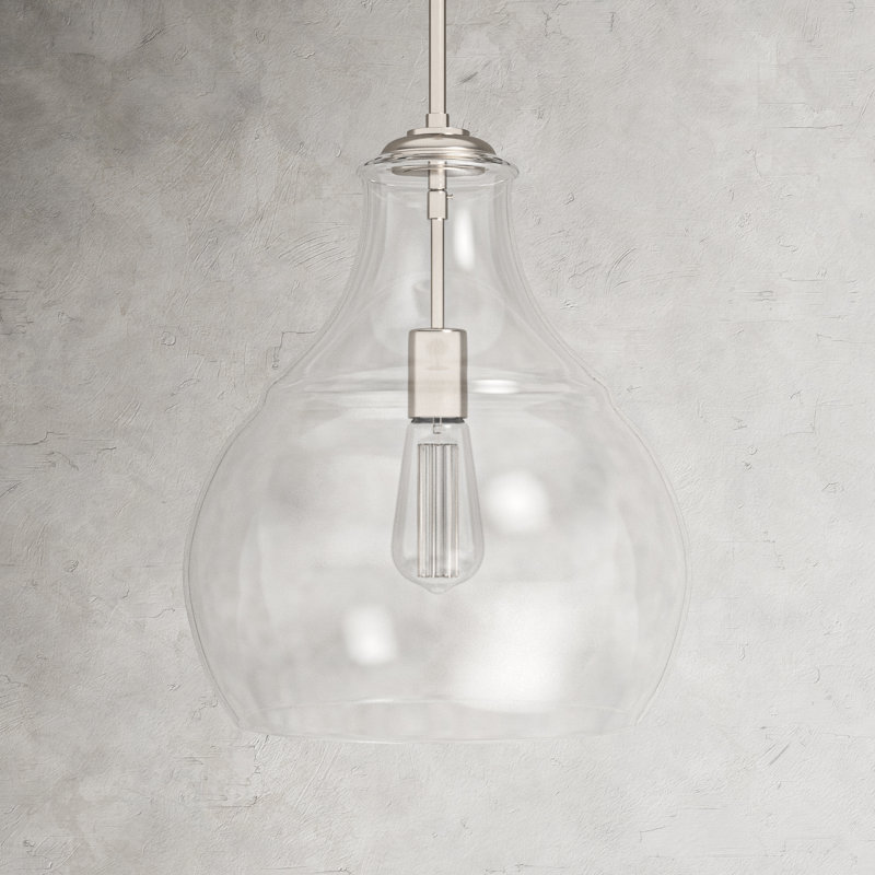 Seagrove 1 - Light Single Pendant, Satin Nickel