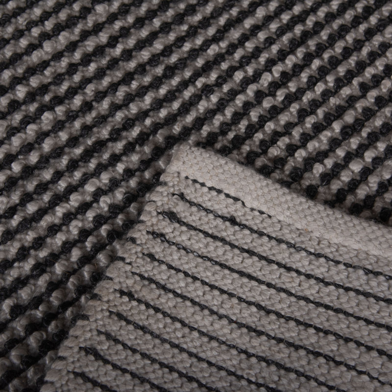 Tapis 100% polyester tissé à la main, Rectangle 5 pi x 7 pi 9 po
