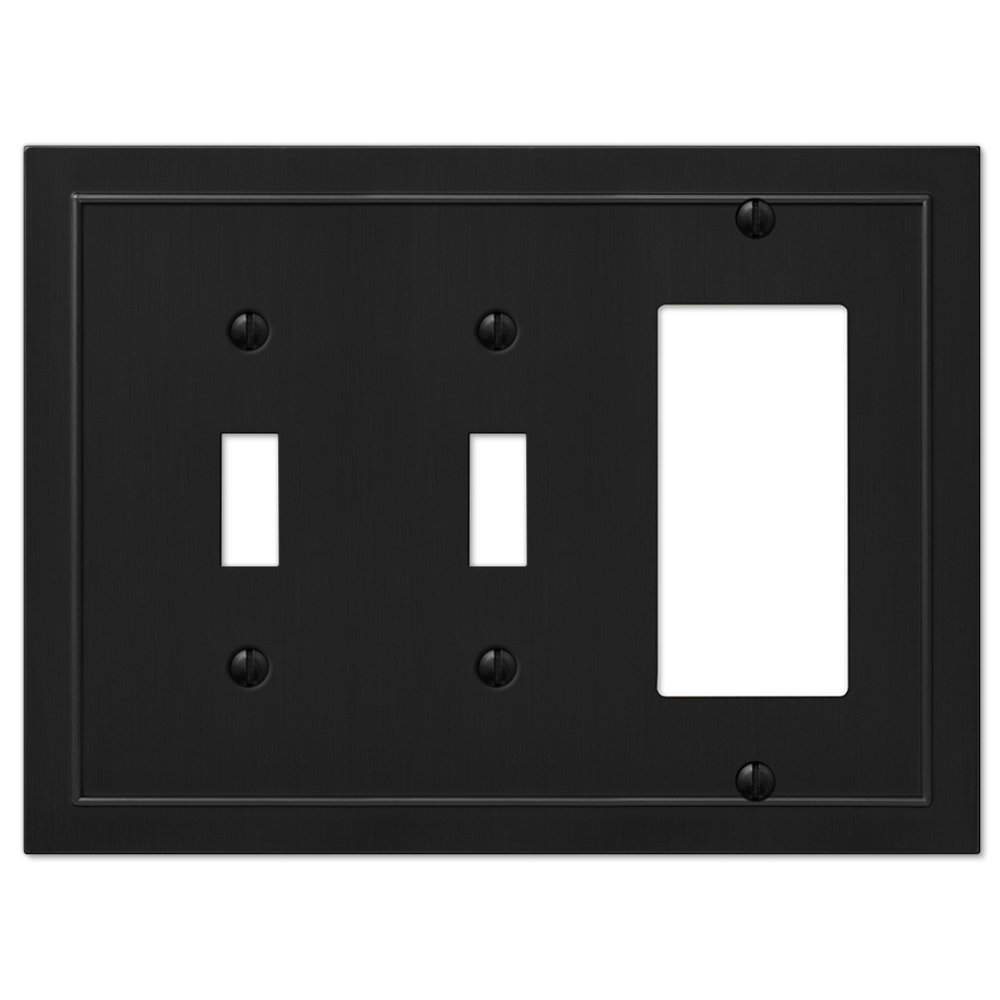 Bethany No Subject 3 - Gang 2-Toggle/1-Rocker Standard Combination Wall Plate AmerTac