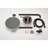 Matte Black Wall Mounted Bathroom Shower - With High 10" Stainless Steel Rain Showerhead And Handheld Shower, 2 Way Valve Head Kit