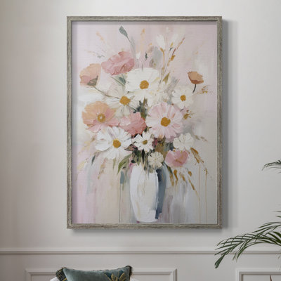 Reproduction encadrée FLORAL Series CECXL - bois massif