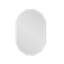 Miroir décoratif de salle de bain ovale biseauté sans cadre Pearlette-924153060