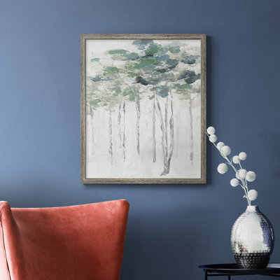 Impasto Tree Line II Premium Framed Canvas - Ready to Hang