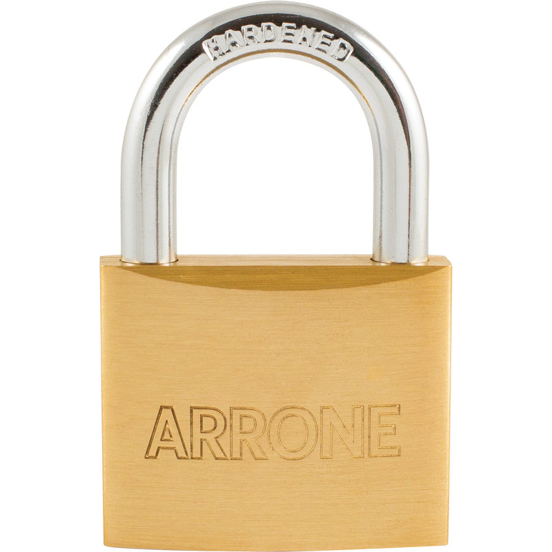 Brass Padlock, 50mm, Keyed to Differ