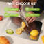 Planches à découper en acier inoxydable pour cuisine 304 Planches à découper en acier pour viande