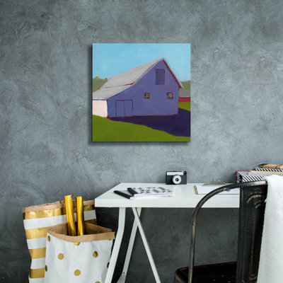  'Bucolic Structure 5' by Carol Young Canvas Wall Art, 18" x 18"