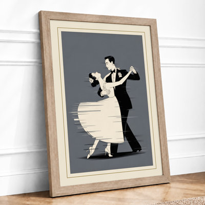 First Dance Art Deco - Framed Print