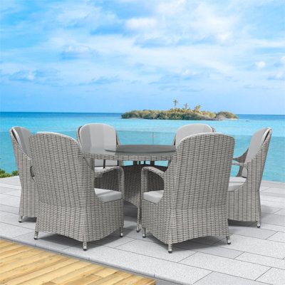 Ensemble repas d'extérieur L 53,15 po Dustion