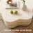 Masek Extendable Flower Shape Solid Coffee Table