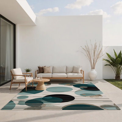 Tapis intérieur et extérieur Warp Cusp