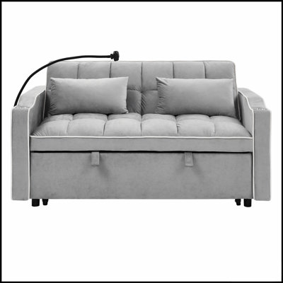 Canapé Chesterfield de 84 pouces à accoudoirs roulés 3 places avec dossier capitonné pour un confort et une durabilité élégants