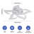 Neymar 5-Light Acrylic Flush Mount Ceiling Light