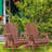 Oversize Wooden Outdoor Folding Adirondack Chair With Pre-Assembled Backrest & Seatboard, Wood Patio Chair For Garden Backyard Porch Pool Deck Firepit-1826613889