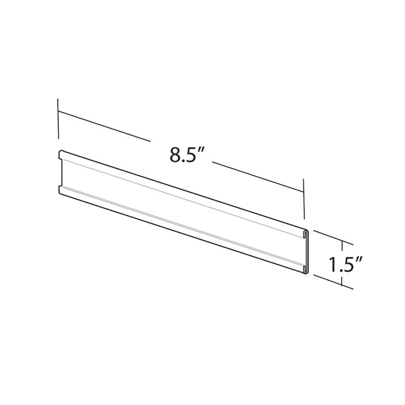8.5"W x 1.5"H Adhesive-Back Nameplate, 10-Pack