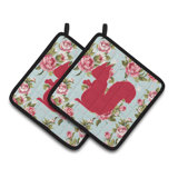 Millwood Pines Berke Floral Polyester Potholder Set