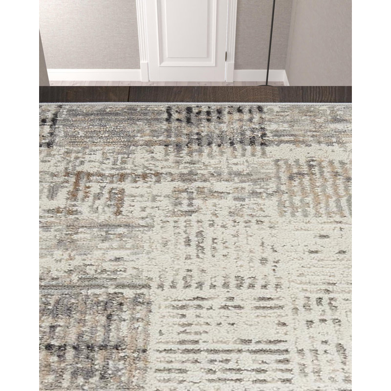 Adriao Geometric Indoor Rug, Runner 2'2" x 14'