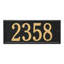 Black Personalized Mailbox Side Panel