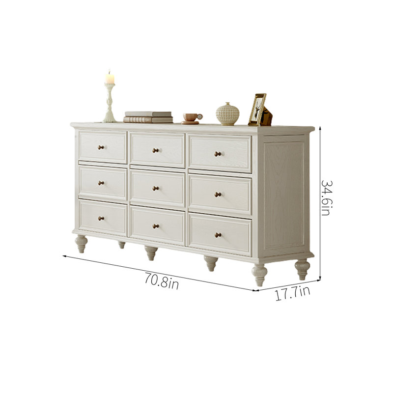 Buffet simple Simple, Blanc
