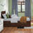 Nantucket Solid Wood Platform Bed with Panel Footboard and Storage Drawers-96140422-96140425
