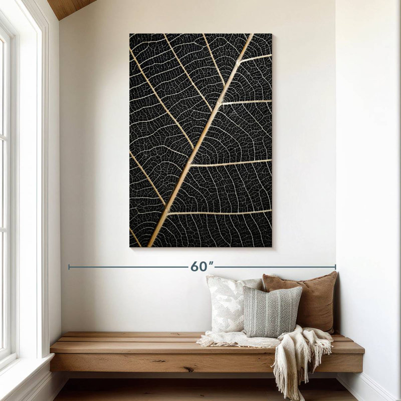 Harnek Leaf Veins, 48" H x 32" W
