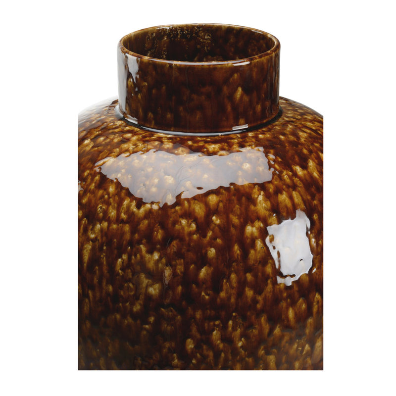 Vase tortue en céramique, H 19,75 po x l 15 po x P 15 po