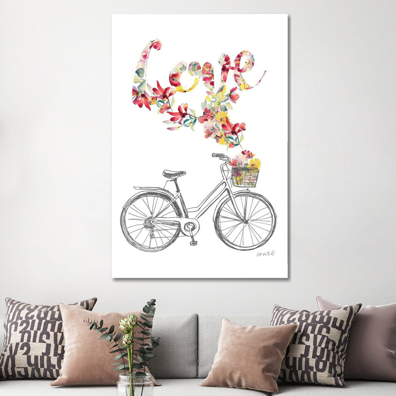 Love And Peace I by Lanie Loreth - Wrapped Canvas Painting, 152.5 cm H x 101.5 cm W