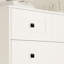 Commode à 5 tiroirs de couleur blanche