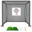 Cage de conduite de golf de qualité supérieure YUNIC avec structure en métal, toile de cible et tapis de frappe-91137342-116415693